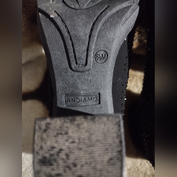 Andiamo Black Winter Heeled Boots - Picture 6 of 6